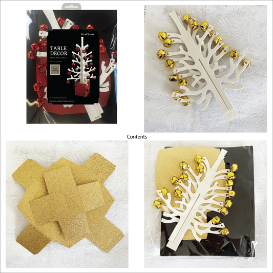 Anni Red Xmas Tree Table Decoration - Place MattersChristmas Table Decor