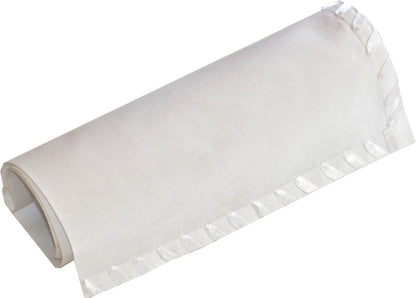 White Napkins Hand Stitched Edges 50cm Extra Large - Place Matters
