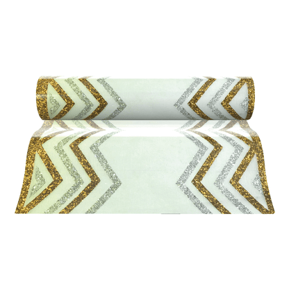 Chevron Glitter Table Runners - Add a Touch of Elegance to Your Table Setting - Place Matters