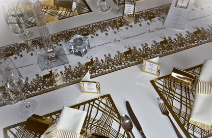 Christmas Table Runners (Reindeer Design) - Place Matters